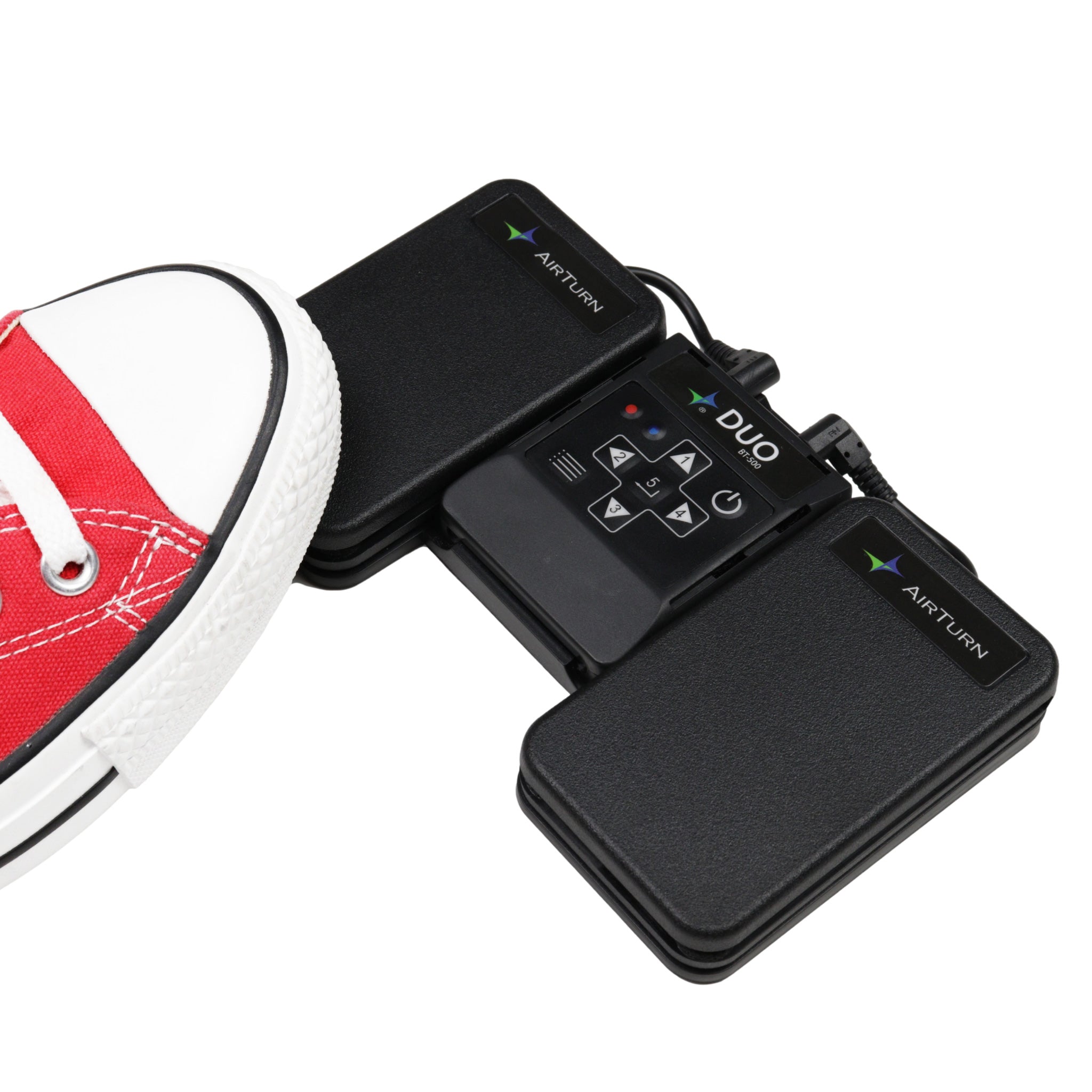 airturn pedal for ipad AirTurn Duo 500 Bluetooth Pedal Controller
